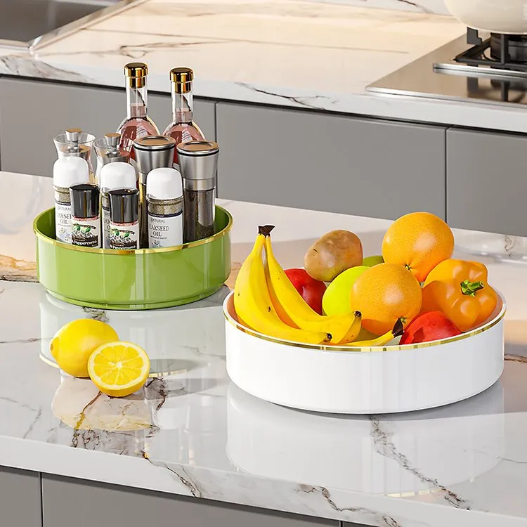 מגש אחסון מסתובב מינימליסטי