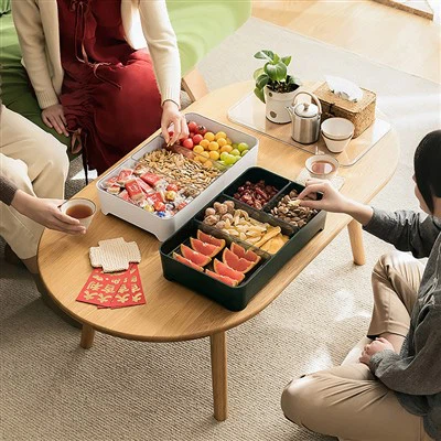 מגש לאחסון חטיפים מחולק